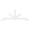 Ekena Millwork Vanguard Architectural Grade PVC Gable Bracket, 72"W x 27"H x 2"D x 4"F, 9/12 Pitch GBP072X27X0204VAN00 - alternate 5
